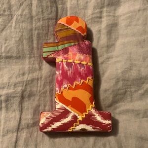 Anthropologie Quilted Letter (lowercase i)